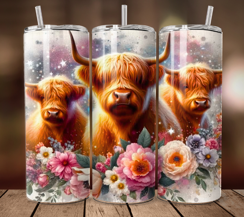 Highland Cow (10) - Tumbler