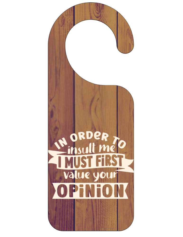 Door Hanger - Custom Printed