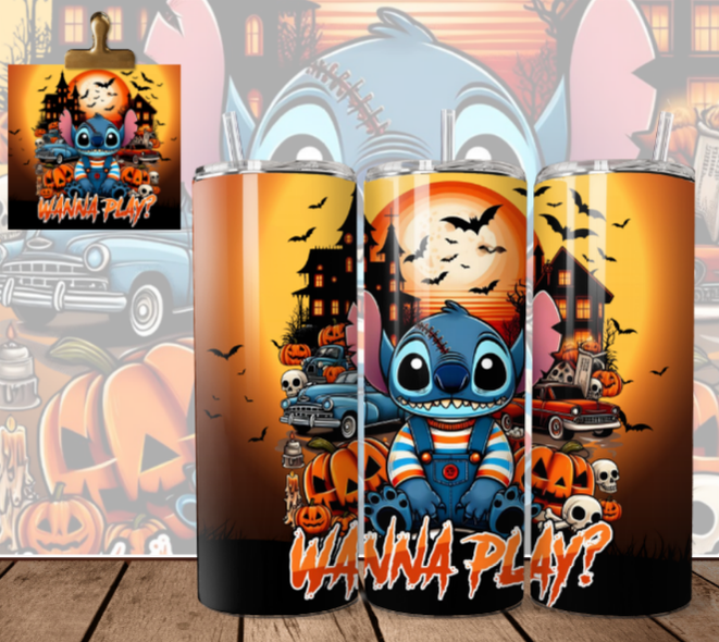 Stitch Horror Movies 3 - Tumbler
