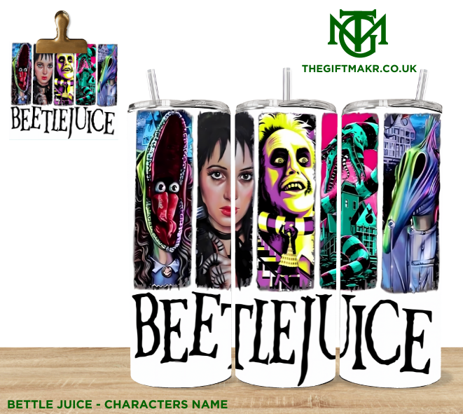 Beetle Juice - Characters name - Tumbler