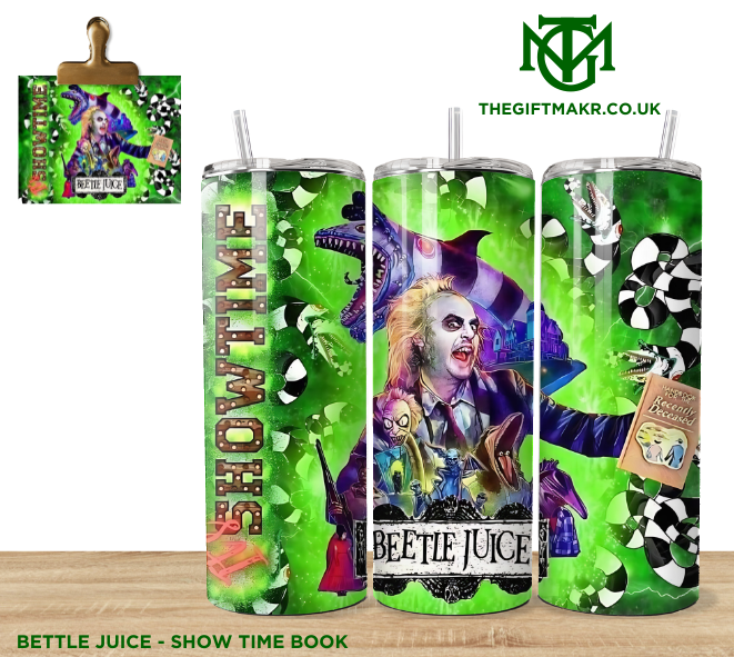 Beetle Juice - Showtime Book - Tumbler