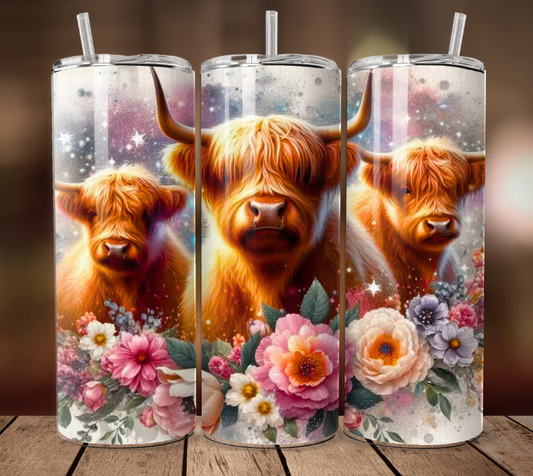 Highland Cow (10) - Tumbler