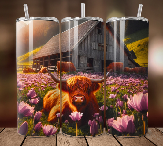 Highland Cow (11) - Tumbler