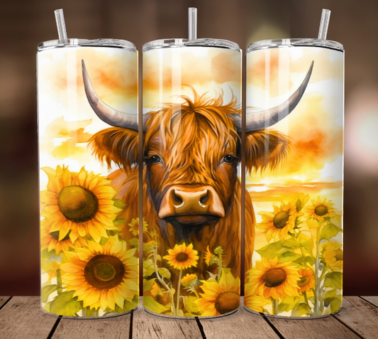Highland Cow (13) - Tumbler