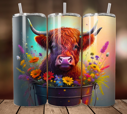 Highland Cow (14) - Tumbler