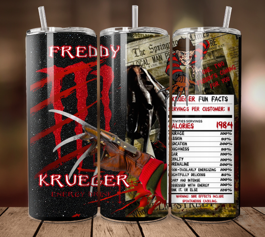 Monster Krueger - Tumbler