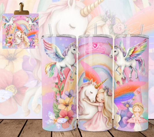 Fairies Watercolour (1) - Tumbler