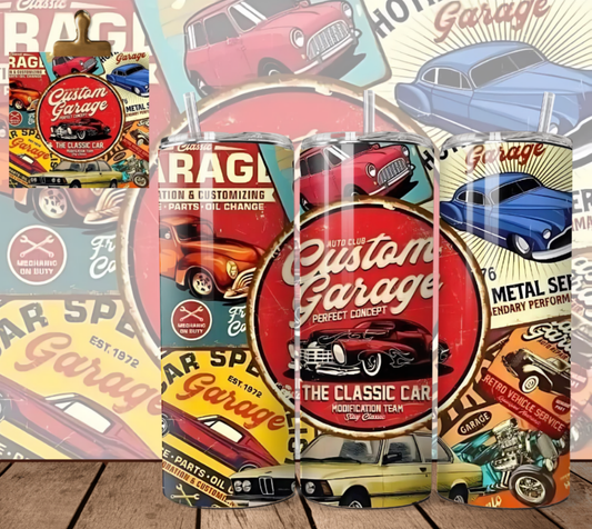 Custom Garage Cars - Tumbler