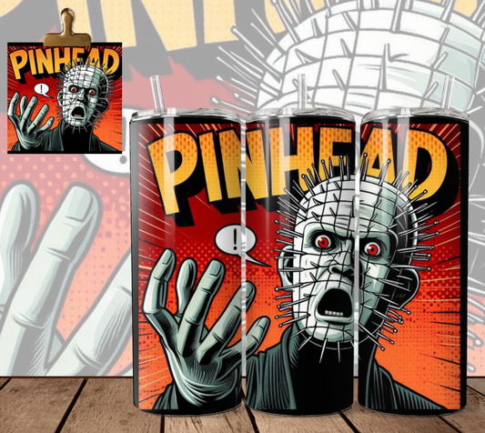 Horror Retro - Pin Head - Tumbler