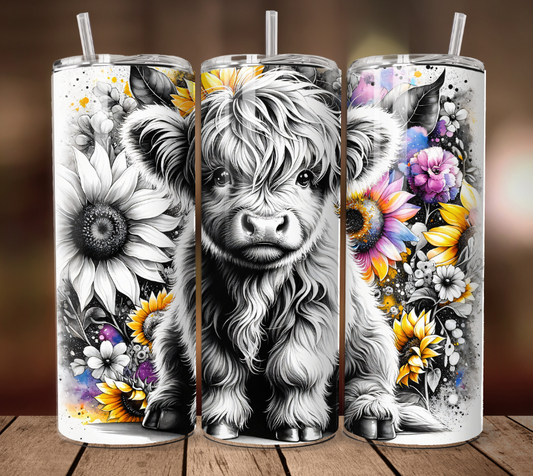 Highland Cow (3) - Tumbler