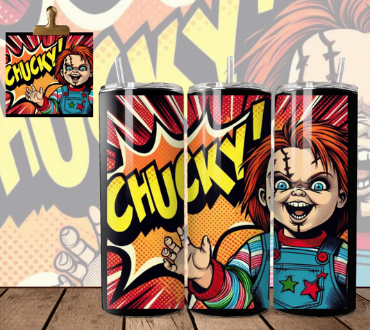 Horror Retro - Chucky - Tumbler