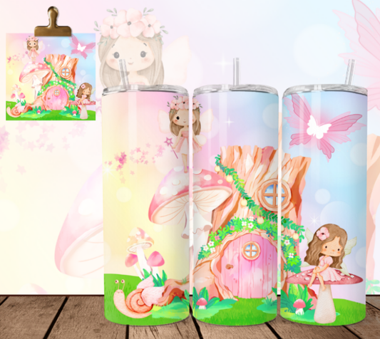 Fairies Watercolour (2) - Tumbler