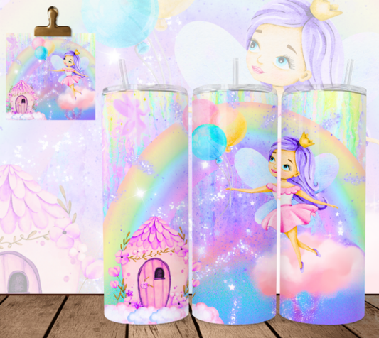 Fairies Watercolour (3) - Tumbler