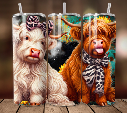 Highland Cow (4) - Tumbler