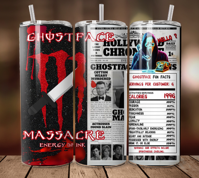 Monster Ghostface - Tumbler