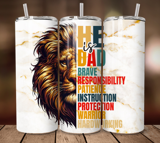 Dad Lion - Tumbler
