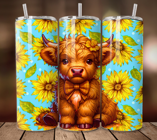 Highland Cow (8) - Tumbler