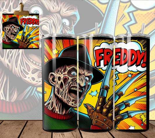 Horror Retro - Freddy - Tumbler