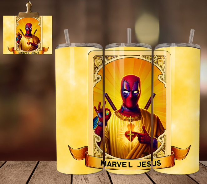 Deadpool Jesus - Tumbler