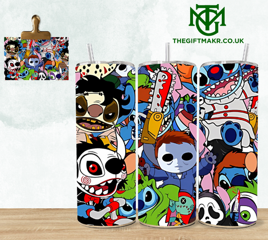 Stitch Horror Cartoon - Tumbler
