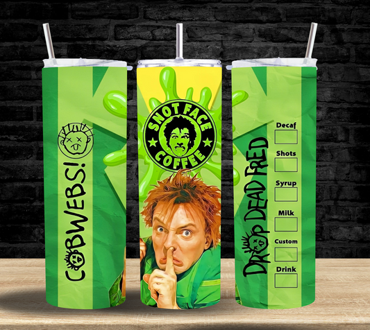 Drop Dead Fred Cobwebs - Tumbler