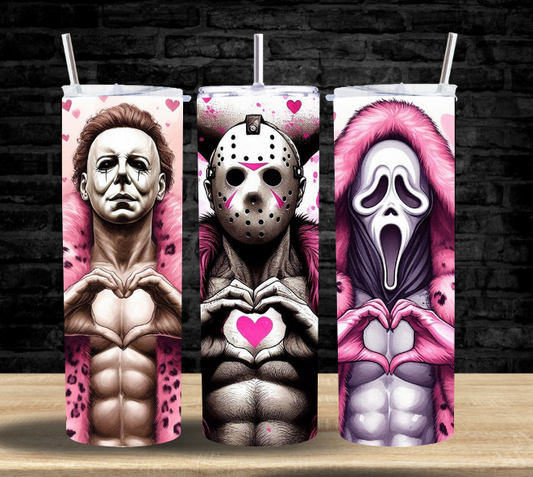 Horror Boys Love Pink - Tumbler