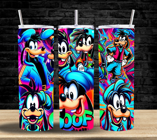Fluorescent Goofy - Tumbler