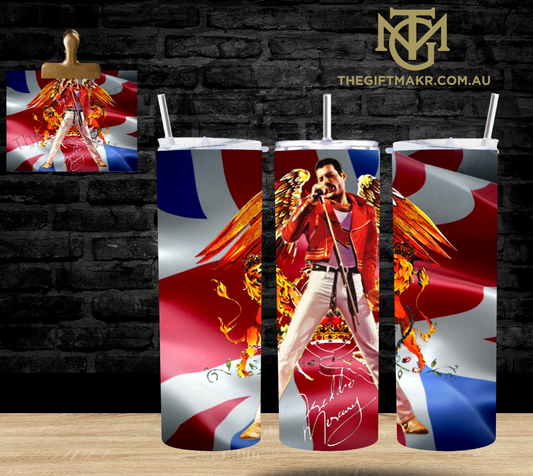 Queen Freddy Union Jack - Tumbler