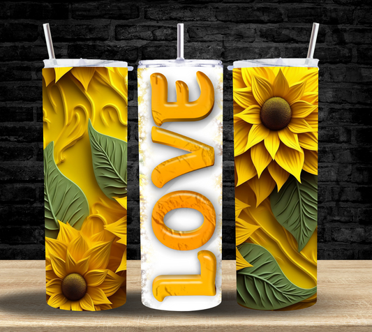 Sunflower Love - Tumbler