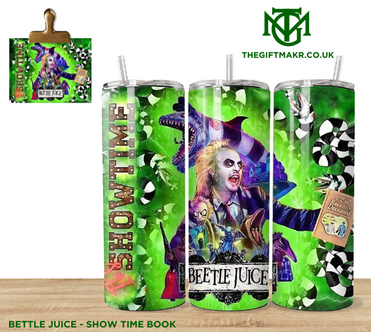 Beetle Juice - Showtime Book - Tumbler