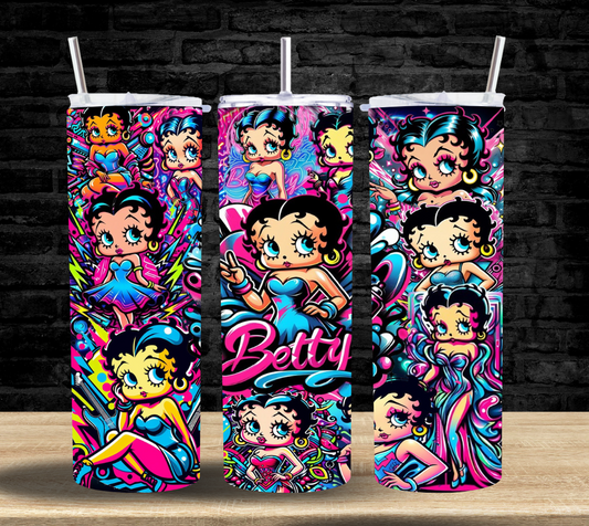 Fluorescent Betty - Tumbler