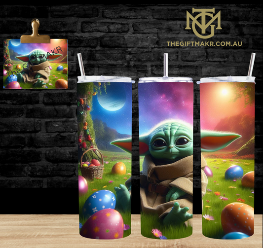 Baby Yoda Easter - Tumbler
