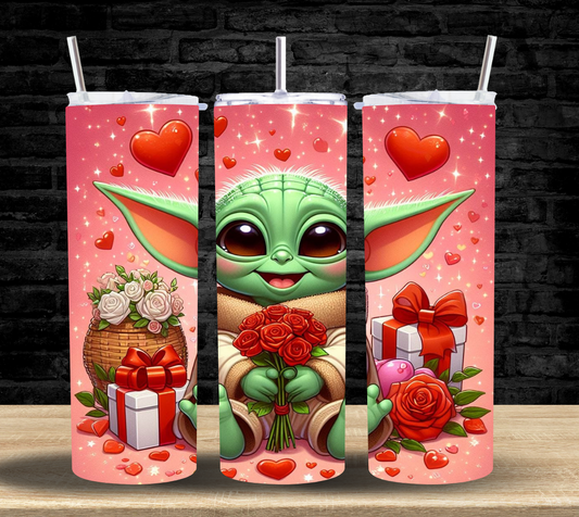 Baby Alien Roses 1 - Tumbler