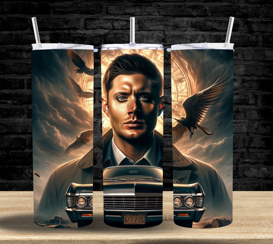 Supernatural Dean Car - Tumbler