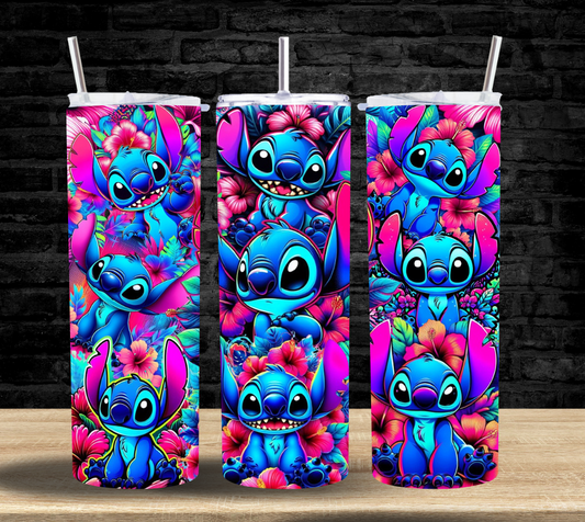 Fluorescent Stitch - Tumbler