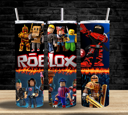 Roblox Characters Blue - Tumbler