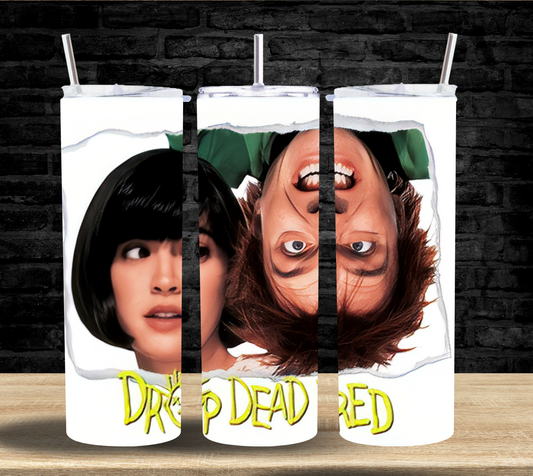 Drop Dead Fred Faces - Tumbler